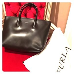 FURLA NWOT Brown Leather Bag/Satchel